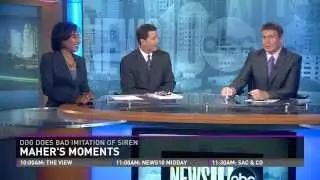 Maher's Moments:  Dogs imitate siren and pictures taken 1 second before disaster