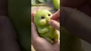 Honeydew Melon Fruit Baby Feeding ultra realistic ASMR  Sound
