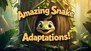 The Hidden World of Snakes: Amazing Adaptations for Kids! #SnakeFacts #KIDCOTV