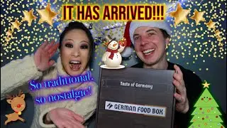 IT HAS ARRIVED!!! | Unboxing Christmas German Food Box!