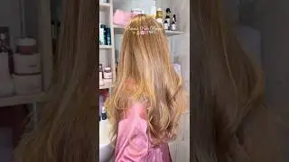 princess hair ✨👸🏼🧚🏼🎀 #hairstyle #haircare #haircareroutine #asmr #blowout #hairtutorial