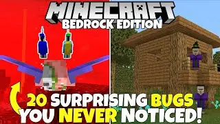 20 Surprising Bugs In Minecraft 1.18 You Never Noticed! (Minecraft Bedrock Edition)