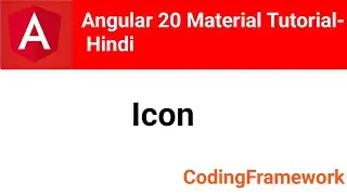 Angular 20 Material Tutorial Day 7 | Material Icons Explained (Hindi)