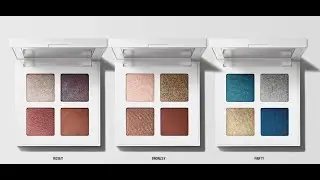 MAKEUP BY MARIO GLAM QUAD COMPLETE GIFT SET SWATCHES