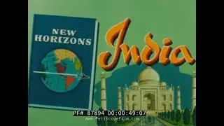 PAN AM AIRLINES    1960s  INDIA TRAVELOGUE  MOVIE 87894
