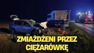 Tragedia Na DK16. Matka Zginęła, C&oacute;rka Walczy w Szpitalu. Zderzenie z Ciężar&oacute;wką.