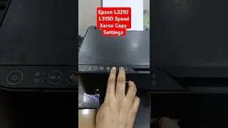 Epson L3210 L3150 Speed Xerox Copy Settings #epson #service #printersupportsoftware #speed
