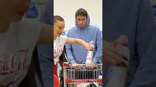 😂 SUPERMARKET CART PRANK 🛒 UNEXPECTED REACTIONS CAUGHT ON CAMERA 👀 #SHORTS