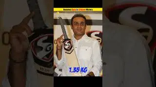 Heaviest bats used in cricket history | Sachin Tendulkar بھاری bat کیوں استعمال کرتے تھے #shorts