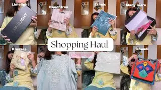 Everything I bought from sales Khaadi, Ethnic, Beechtree, Limelight shopping hual
