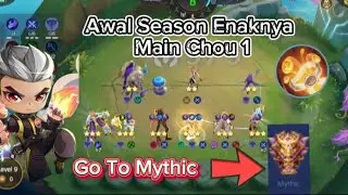 Ganti season langsung kita push aja!!!  menggunakan Commander chou 1 heronya hampir bintang 3 semua
