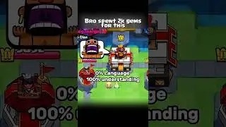 Bro spent 2k Gems for this💀 #clashroyale #caketraining