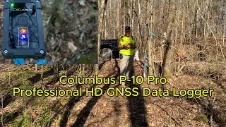 Property Pins CANNOT HIDE!!  Columbus P-10 Pro Professional GNSS GPS Data Logger  0.5m Accuracy???