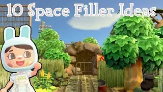 10 Space Filler Ideas // Animal Crossing New Horizons
