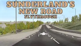 Sunderland Strategic Transport Corridor Road (phase 3) - Doxford Shipyard - Drone footage DJI mini 2