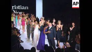 FRANCE: PARIS: ITALIAN DESIGNER GIANFRANCO FERRE UNVEILS COLLECTION