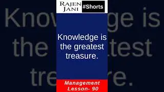 Rajen Jani #Shorts: Management Lesson-90