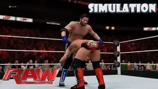 WWE 2K16 SIMULATION: Chris Jericho vs AJ Styles | RAW 25/01/16 Highlights