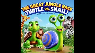 The Great Jungle Race &ndash; Turtle vs. Snail! 🐢🐌🏁| Coco4jungle | kids' song