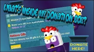 Growtopia - What's Inside My Donation Box? | TERY