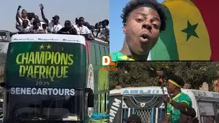 Speed débarque avec les lions de la TERANGA à la parade nationale 