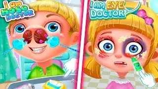 👀Eye and Nose Doctor Gameplay -  Best Games for Kids🐽