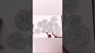 Lemon Pattern. 🍋  #drawing #art #tranding #cute #tutorial #beautiful #easy #howtodraw #education