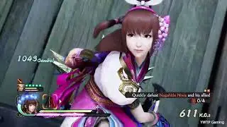SAMURAI WARRIOR 4 DX - Legends of Kinki [Pursuit at Kanegasaki] w/ Nagamasa Azai/ Oichi (HARD Mode)
