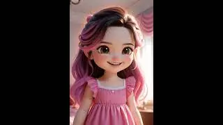 3d cartoon cute characters sing, play, learn good habits, and spread smiles every day#3DAnimation