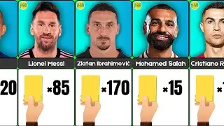 Yellow Cards of Best Footballers 🟡