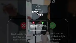 💡Myths vs Facts in Real Estate! #RealEstateFacts #NewInvestors #InvestSmart #MythsVsFacts