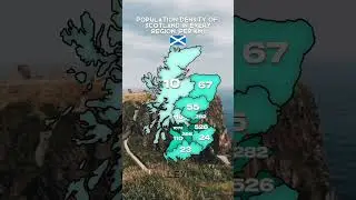 Population density of Scotland in every region