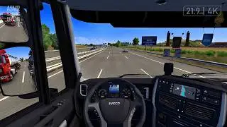 [ 4K | 21:9 ] Iveco HI-WAY | ASMR | POV | ETS2
