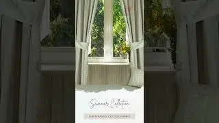 New Linen Pastel Colour Fabric | Latest Summer Collection Curtains | ABN Furnishing | Home Decor