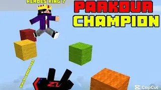 Playing Minecraft parkour map with @NinjaGamer989 &times; @HeroesKing_7