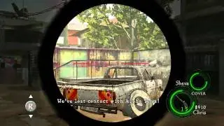 Resident Evil 5 weapons swap test