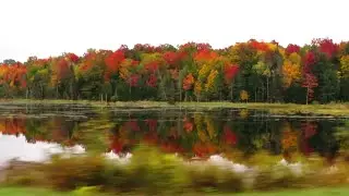 Come Take a Peaceful Autumn Drive down Back Road of St  Regis Falls NY