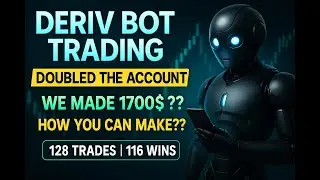 $1700 Achieved on Deriv Today &ndash; Full Real Account Session Revealed (Watch the Trades Happen)