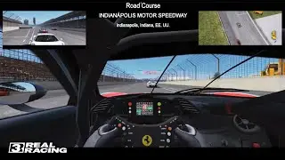 Ferrari 488 GTE Onboar Indianapolis Motor Speedway RR3