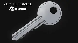 How to make a key in Blender | Blender modelling