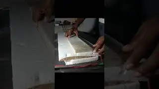 rc plane wing making with hot wire cutting technique #diy #homemade
