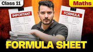 Complete Class 11th Maths Formulas in One Shot | All 11th Important Formula in 1 Video | Kuldeep Sir