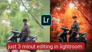 amazing orange colour editing in lightroom, easy step photo editing tutorial in lightroom,