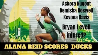 ALANA REID SCORES DUCKS PLUS ACKERA NUGENT KIARA GRANT KEVONA DAVIS DEMISHA ROSWELL NCAA D 1 !!!