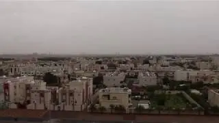 Abu Dhabi is wet in the morning