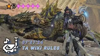 【MHWilds】-『 07'57'24 Rey Dau Alpha 9★』【 Hunting Horn 】【 TA WIKI RULES 】