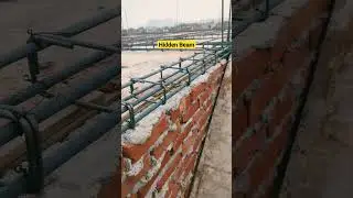Hidden Beam #construction #groundbeam #civilengineering #beam #house #home #building #fact #viral
