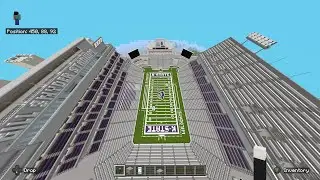 Bill Snyder Family Stadium in Minecraft
