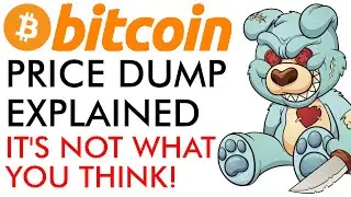 Bitcoin Price Dump Explained! It's Not What You Think! [Must Watch]