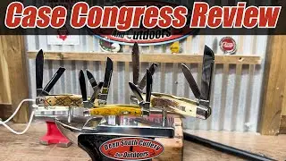 Case Congress Pocketknife Family Review.  Congress Patterns 4 Blade Knives, 3 Patterns. #edc #knife